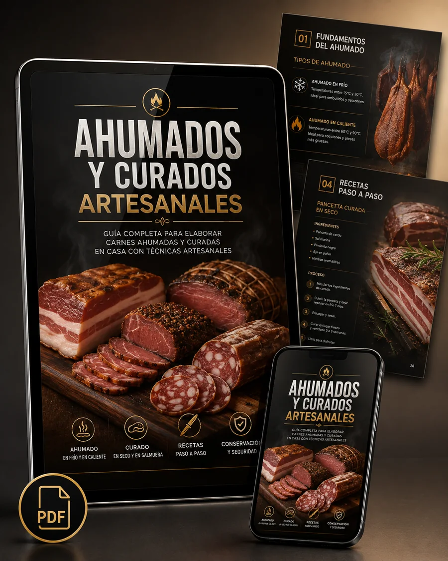 Portada de la guía Ahumados y Curados Artesanales